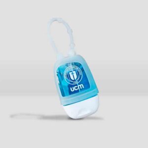 Alcohol gel portable azul UCM