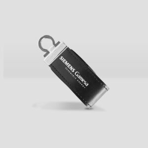 Pendrive llavero cuero siemens