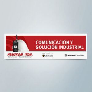 Adhesivo para vitrina Presskom