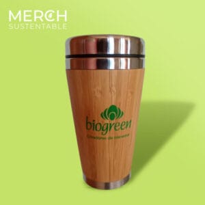 Mug de Bambú con logo impreso