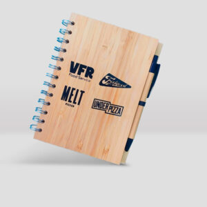 Libreta ecológica de bambú Melt Pizzas