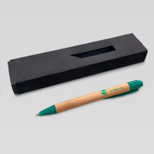 boligrafo de cambú con caja