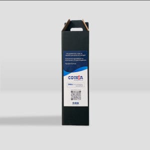 Caja de vino con etiqueta personalizada Coinsa