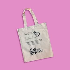 Bolsa de algodón con logotipo Canal Ifarle