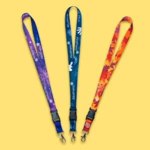 Tres lanyards full sublimados Alatheia