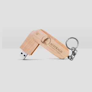 Pendrive de Madera con logotipo grabado Australis