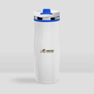 Mug de acero inoxidable unicon blanco