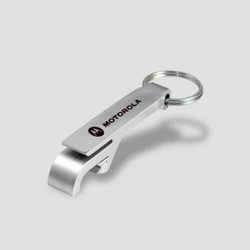 Llavero destapador con logotipo impreso Motorola