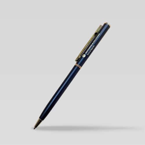 Bolígrafo metálico con terminales dorados Motorola