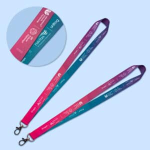lanyard sublimado en degrade con logotipo navitas