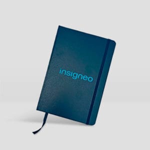 Libreta PU Azul Marino Mediana Insigneo