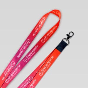 Mockup lanyard grupo aporte