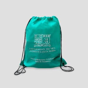 Morral Verde Agua TNT Logo FSM