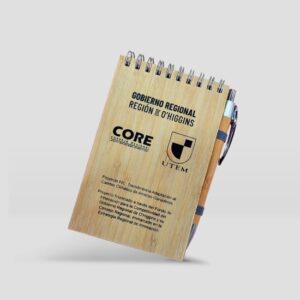 Libreta ecologica madera de bambú Innova difusión