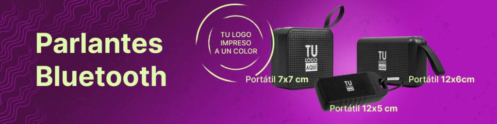 Banner principal blog merchandising: parlantes bluetooth