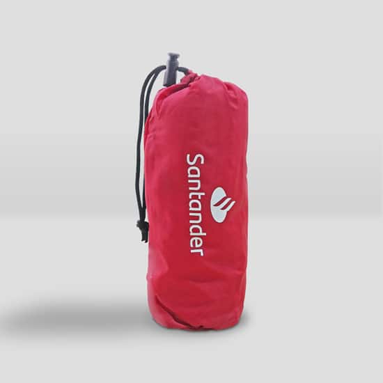Toalla deportiva con logo santander