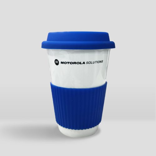 Mug ceramico 400ml Motorola - Azul