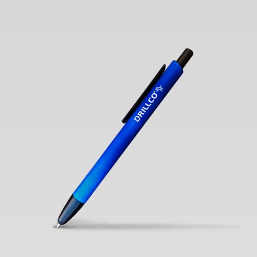 Bolígrafo promocional punta touch Drillco azul