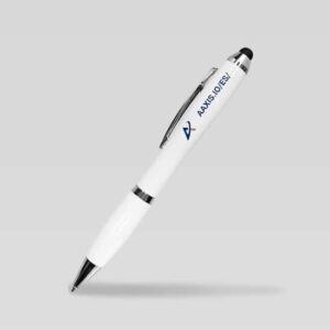 Bolígrafo promocional touch Aaxis blanco
