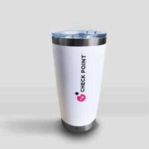 Mug de acero inoxidable 600ml Check Point
