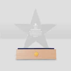 Galvano Cristal Estrella Codelco