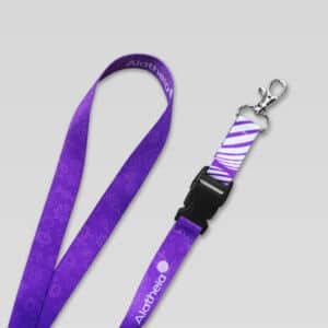 Lanyard con tip top alatheia morado