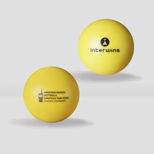Pelota antiestrés amarilla