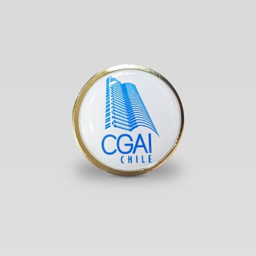Pins con dome logo CGAI
