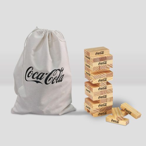 Juego de jenga coca-cola