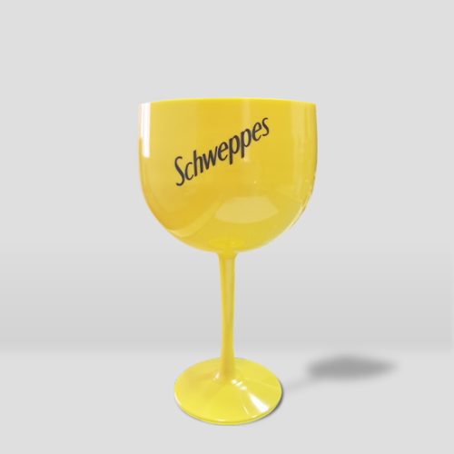 Copa de Acrílico reutilizable 580cc Schweppes