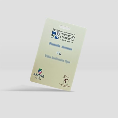 Credencial Pvc Enólogos