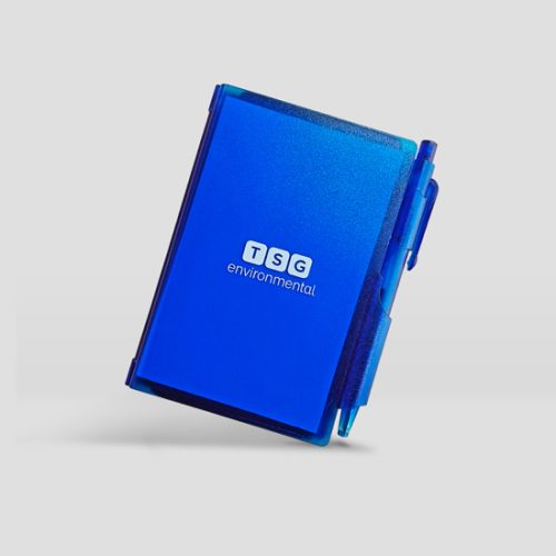 Libreta Pequeña azul con Bolígrafo TSG