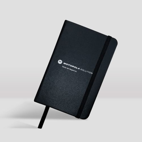 Libreta pequeña forrada en PU Motorola Solutions
