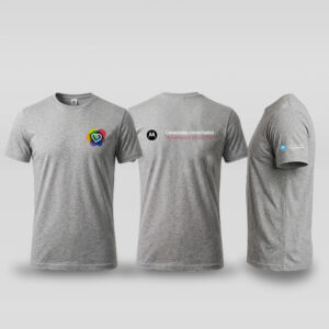 Poleras de algodón motorola corazones conectados