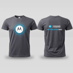 Poleras de algodón motorola solutions cares