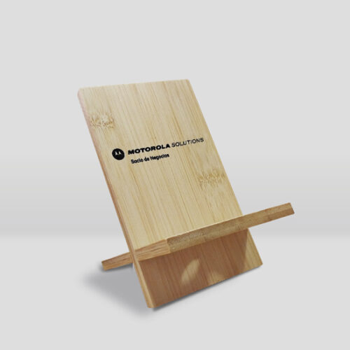 Soporte de Bambú para Celular