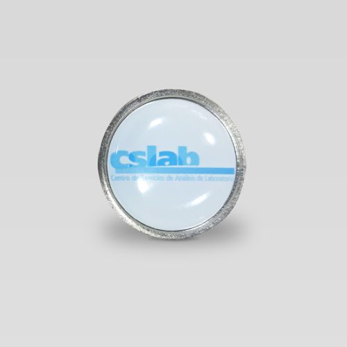 Pin-con-dome-Circular- CSLAB-base plateada