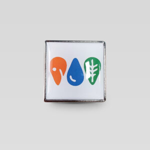 Pins cuadrado con dome logo lago sofía