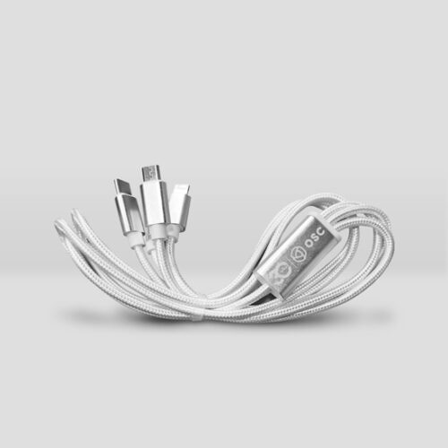 Cable Multiconector OSC plateado