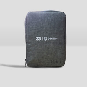 Organizador de cables gris oscuro OSC