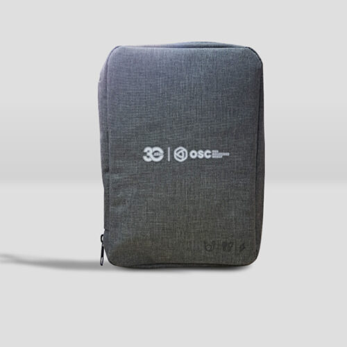 Organizador de cables gris oscuro OSC
