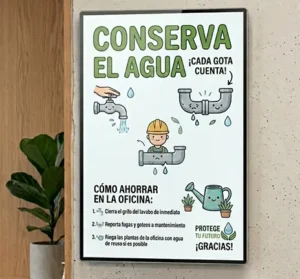 conserva el agua - graficas de interior bullet