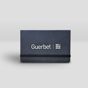 Memo set negro con logotipo estampado Guerbet