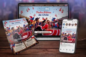 Diseño de gráficas para festividades
